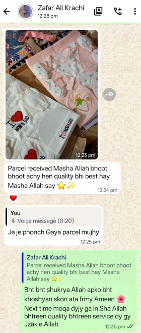 WhatsApp customer review screenshot