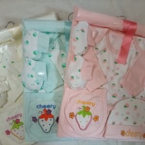 Newborn Baby gift Sets (often sold as the "Sweet Strawberry"  - 8 Pieces Newborn Baby Gift Set (0–3 Months)