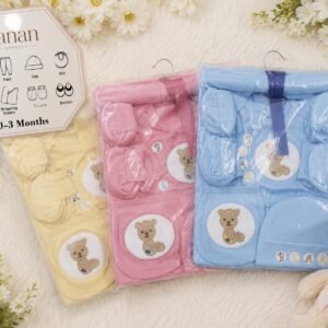 Happy Bear Them  8 Pieces Newborn Baby Gift Set (0–3 Months)